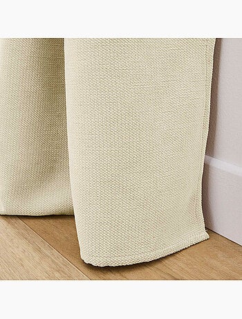 Lot de 2 rideaux à œillets – petite hauteur