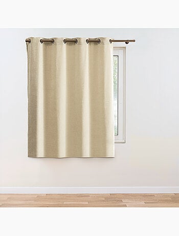 Lot de 2 rideaux à œillets – petite hauteur