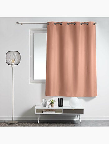 Lot de 2 rideaux à œillets petite hauteur – Polyester uni Epure