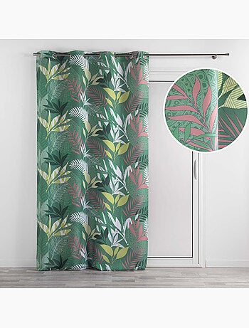 Lot de 2 rideaux à œillets – Polyester imprimé Assana