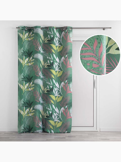 Lot de 2 rideaux à œillets – Polyester imprimé Assana - Kiabi