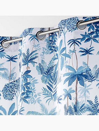 Lot de 2 Rideaux a oeillets polyester imprimé