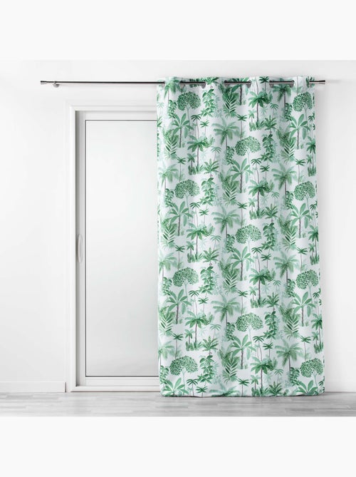 Lot de 2 Rideaux a oeillets polyester imprimé - Kiabi