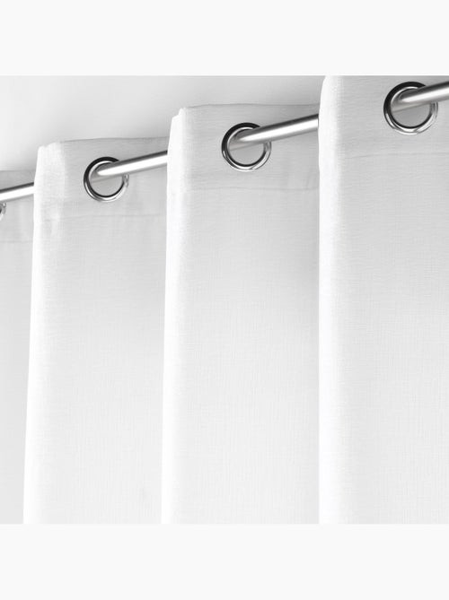 Lot de 2 Rideaux à œillets – Velours à relief Verra - Kiabi