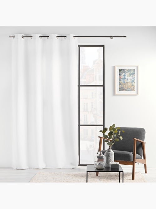 Lot de 2 Rideaux à œillets – Velours à relief Verra - Kiabi