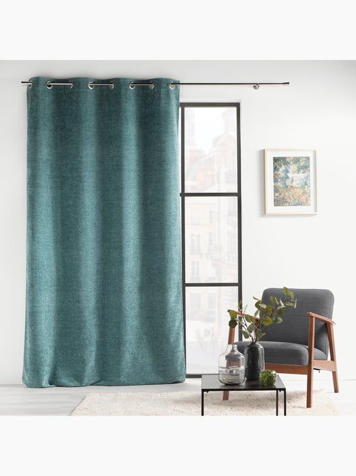 Lot de 2 Rideaux à œillets – Velours à relief Verra - Kiabi