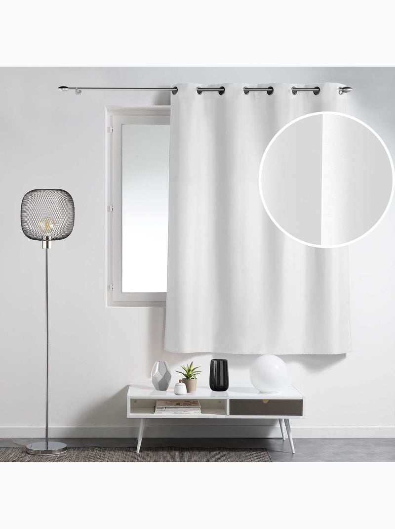 Lot de 2 Rideaux à Passants – Essentiel Blanc - Kiabi
