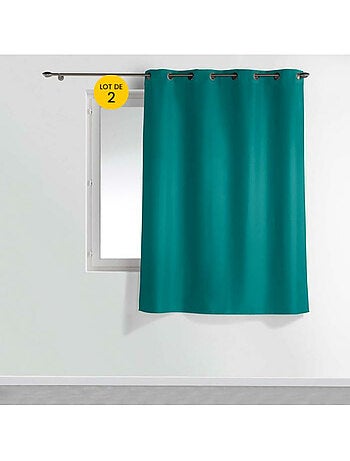 Lot de 2 Rideaux à Œillets Métal – Essentiel