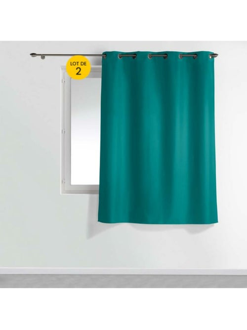 Lot de 2 Rideaux à Passants – Essentiel - Kiabi