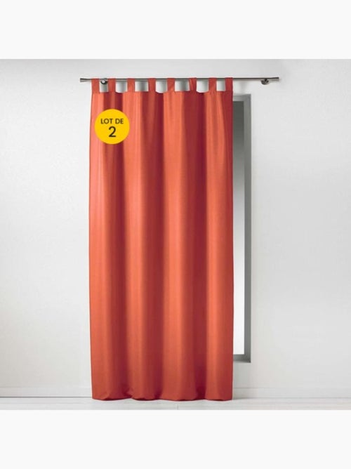 Lot de 2 Rideaux à Passants – Essentiel - Kiabi