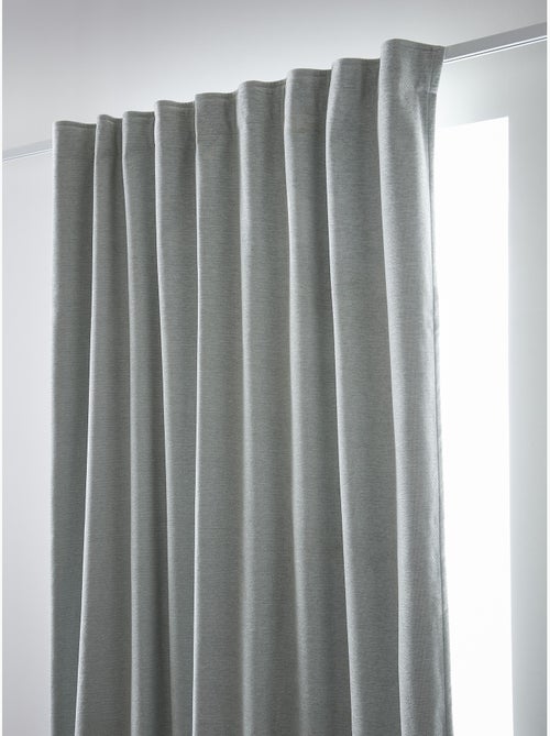 Lot de 2 Rideaux Blackout – Occultant Polaire – Galon Fronceur - Kiabi