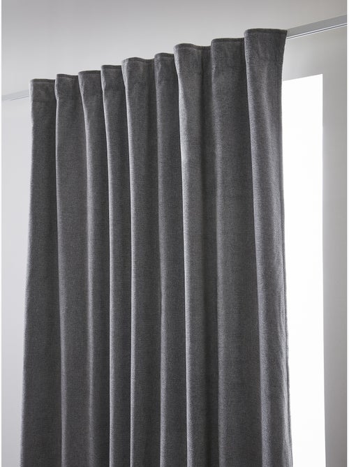 Lot de 2 Rideaux Blackout – Occultant Polaire – Galon Fronceur - Kiabi