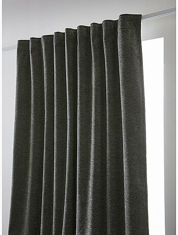 Lot de 2 Rideaux Blackout – Occultant Polaire – Galon Fronceur