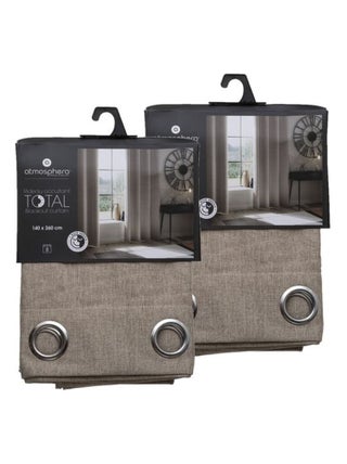 Lot de 2 Rideaux de salon occultants
