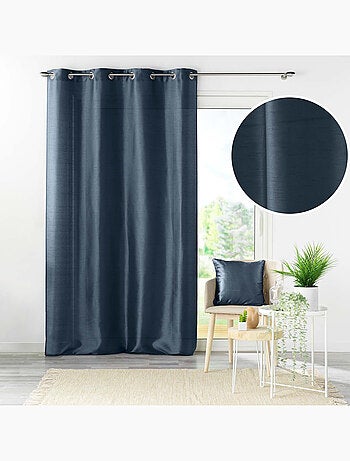Lot de 2 rideaux effet soie Shana