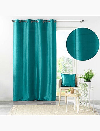 Lot de 2 rideaux effet soie Shana