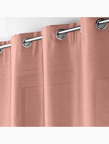 Lot de 2 rideaux effet soie Shana