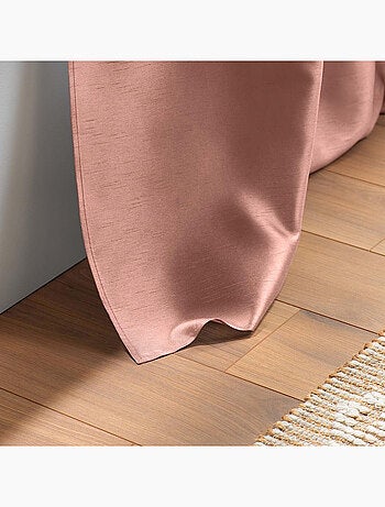 Lot de 2 rideaux effet soie Shana