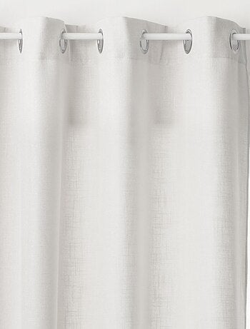 Lot de 2 rideaux en polyester LEON