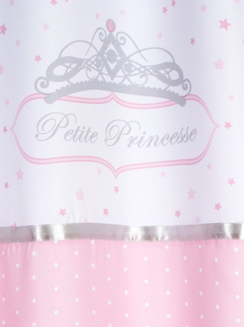 Lot de 2 rideaux enfant avec rubans PRINCESSE - Kiabi Lot de 2 rideaux enfant avec rubans PRINCESSE - Kiabi