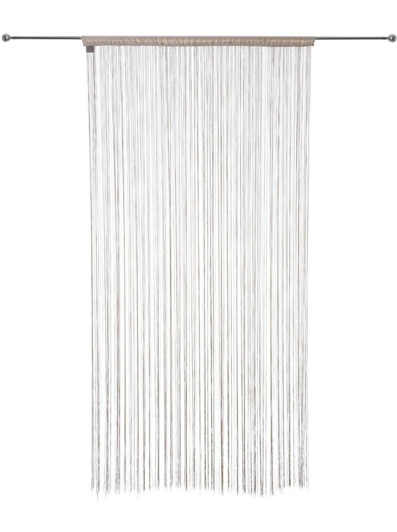 Lot de 2 rideaux fils décoratifs Beige - Kiabi