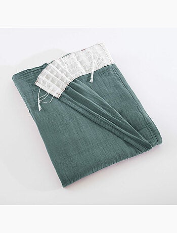 Lot de 2 Rideaux Galon Fronceur double Gaze de coton – Gaïa