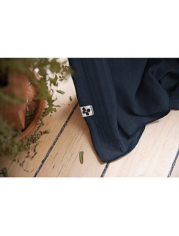 Lot de 2 rideaux gaze de coton