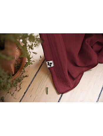 Lot de 2 rideaux gaze de coton