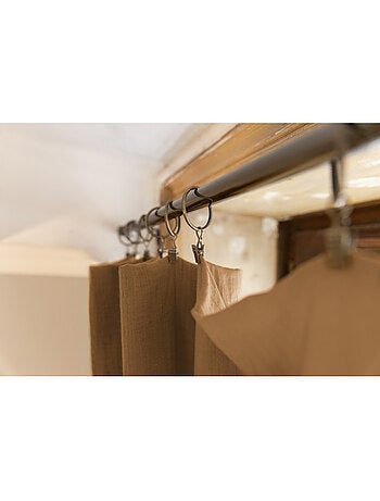 Lot de 2 rideaux gaze de coton