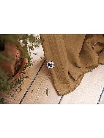 Lot de 2 rideaux gaze de coton