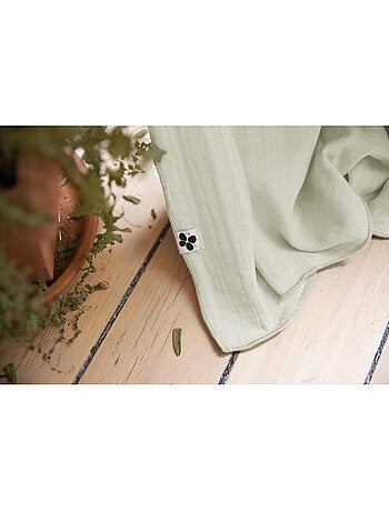 Lot de 2 rideaux gaze de coton