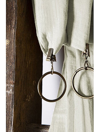 Lot de 2 rideaux gaze de coton