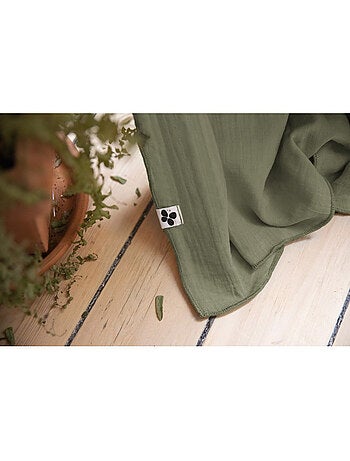 Lot de 2 rideaux gaze de coton