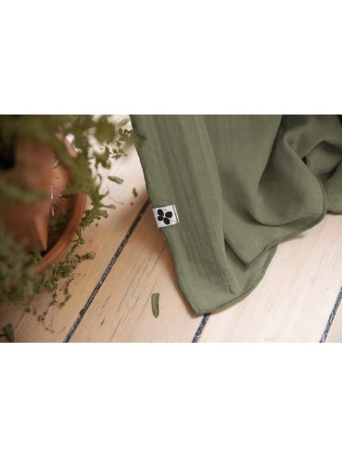 Lot de 2 rideaux gaze de coton - Kiabi Lot de 2 rideaux gaze de coton - Kiabi
