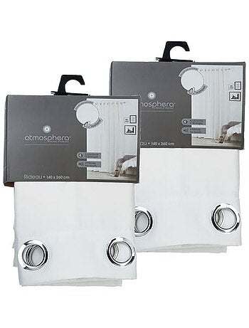 Lot de 2 rideaux isolants