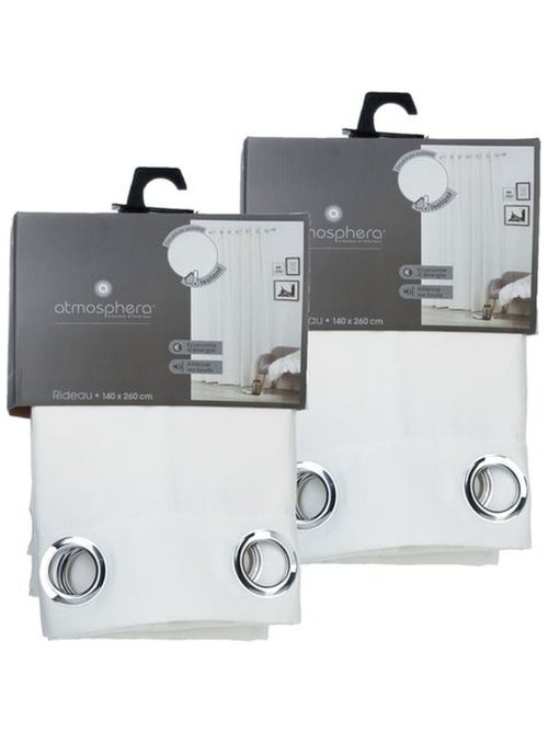 Lot de 2 rideaux isolants - Kiabi