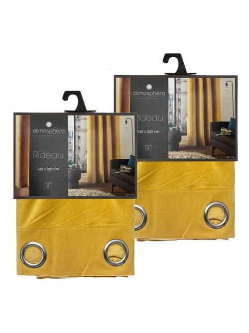 Lot de 2 Rideaux Lilou - Kiabi