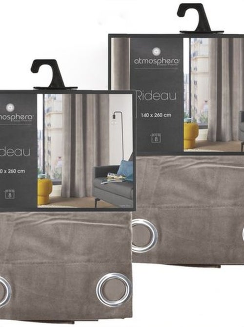 Lot de 2 Rideaux Lilou - Kiabi