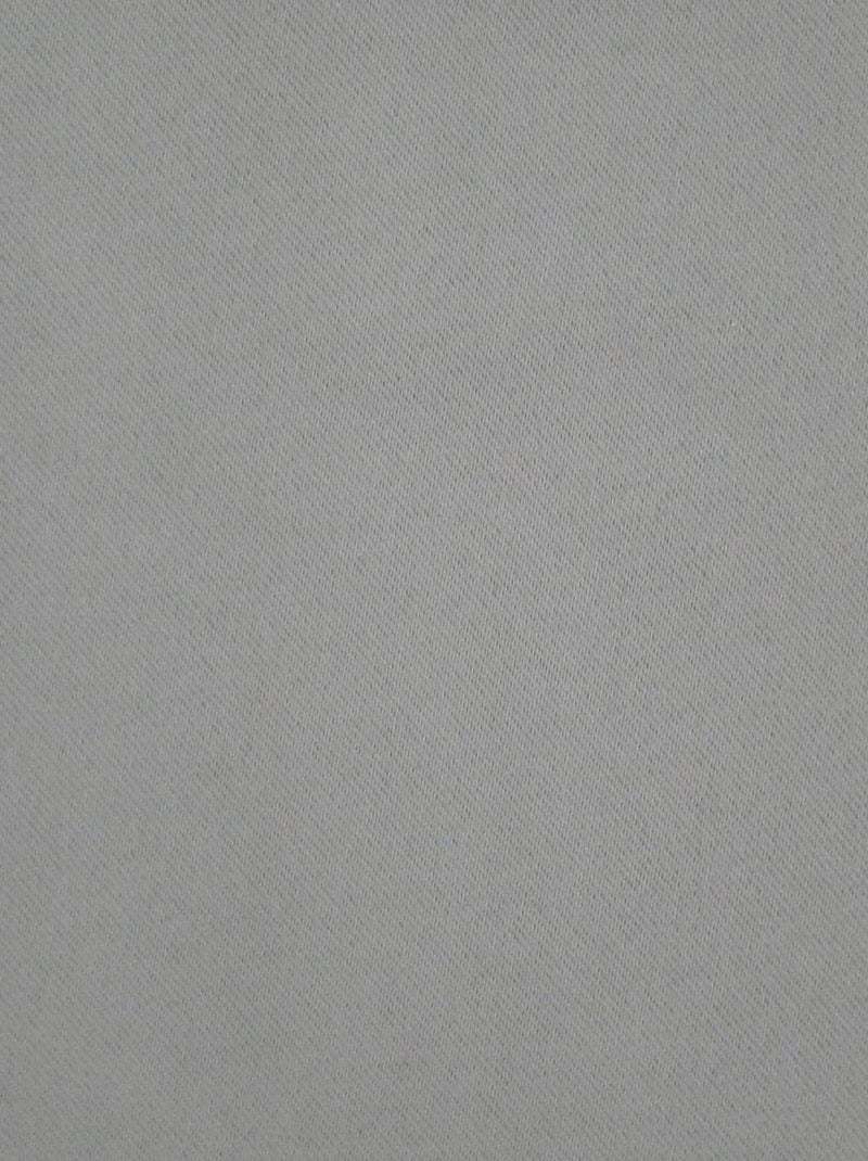 Lot de 2 rideaux obscurcissants unis avec 8 œillets - 135x240 cm - Gris moyen Gris moyen - Kiabi