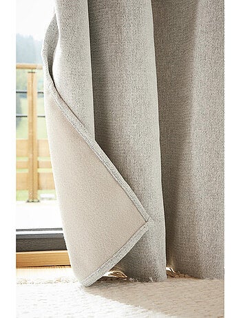 Lot de 2 rideaux occultant doublé polaire Bjorn