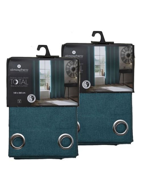 Lot de 2 rideaux occultant total - Kiabi Lot de 2 rideaux occultant total - Kiabi