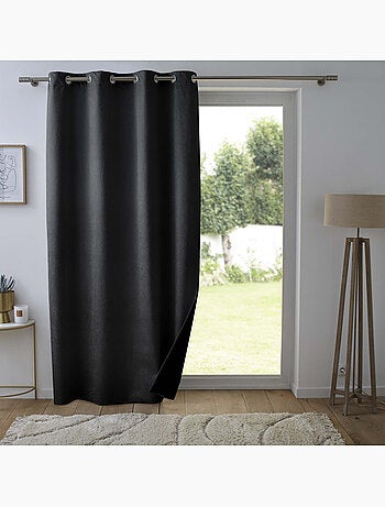 Lot de 2 Rideaux occultant velours relief