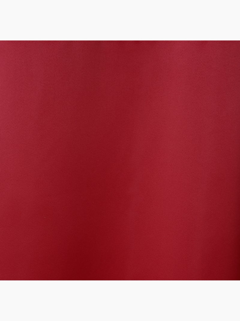 Lot de 2 rideaux occultants à oeillets ODÉLIE Rouge - Kiabi