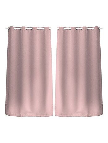 Lot de 2 rideaux occultants à œillets REGLISSE