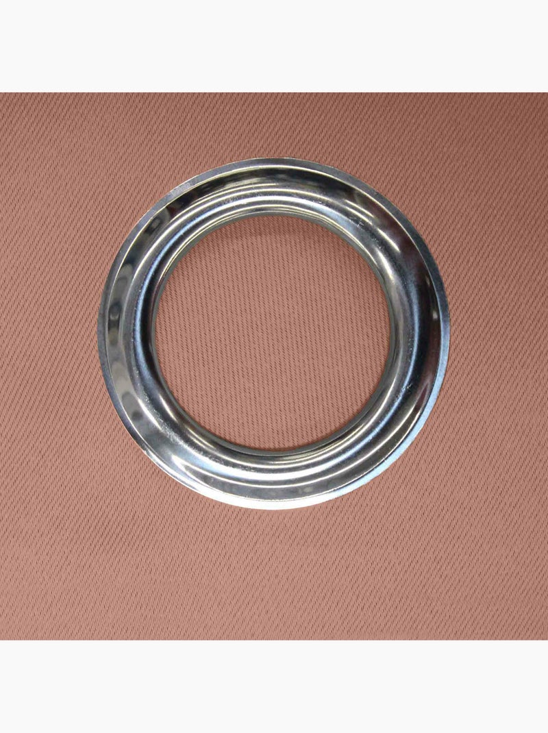Lot de 2 Rideaux Occultants à Œillets – Uni Blush - Kiabi