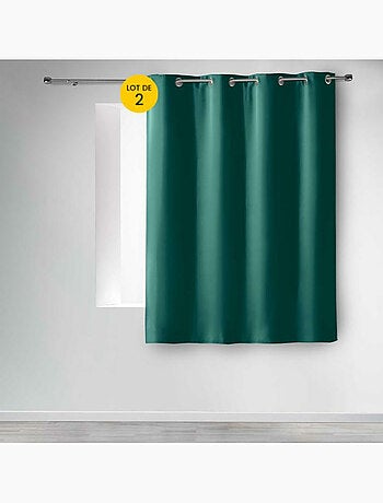 Lot de 2 Rideaux Occultants à Œillets – Uni