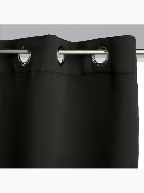 Lot de 2 rideaux occultants avec 8 œillets LOUISA - Kiabi