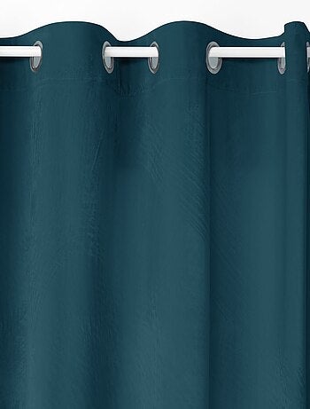 Lot de 2 Rideaux occultants en polyester effet velours