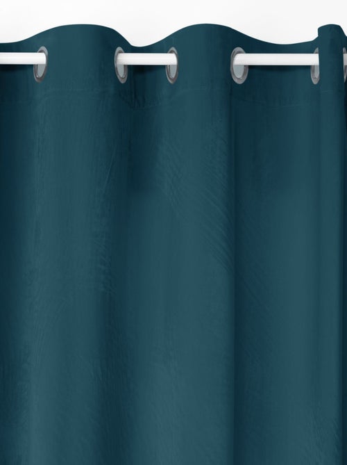 Lot de 2 Rideaux occultants en polyester effet velours - Kiabi