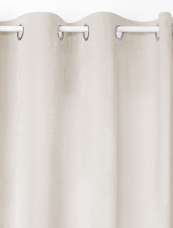 Lot de 2 Rideaux occultants en polyester effet velours